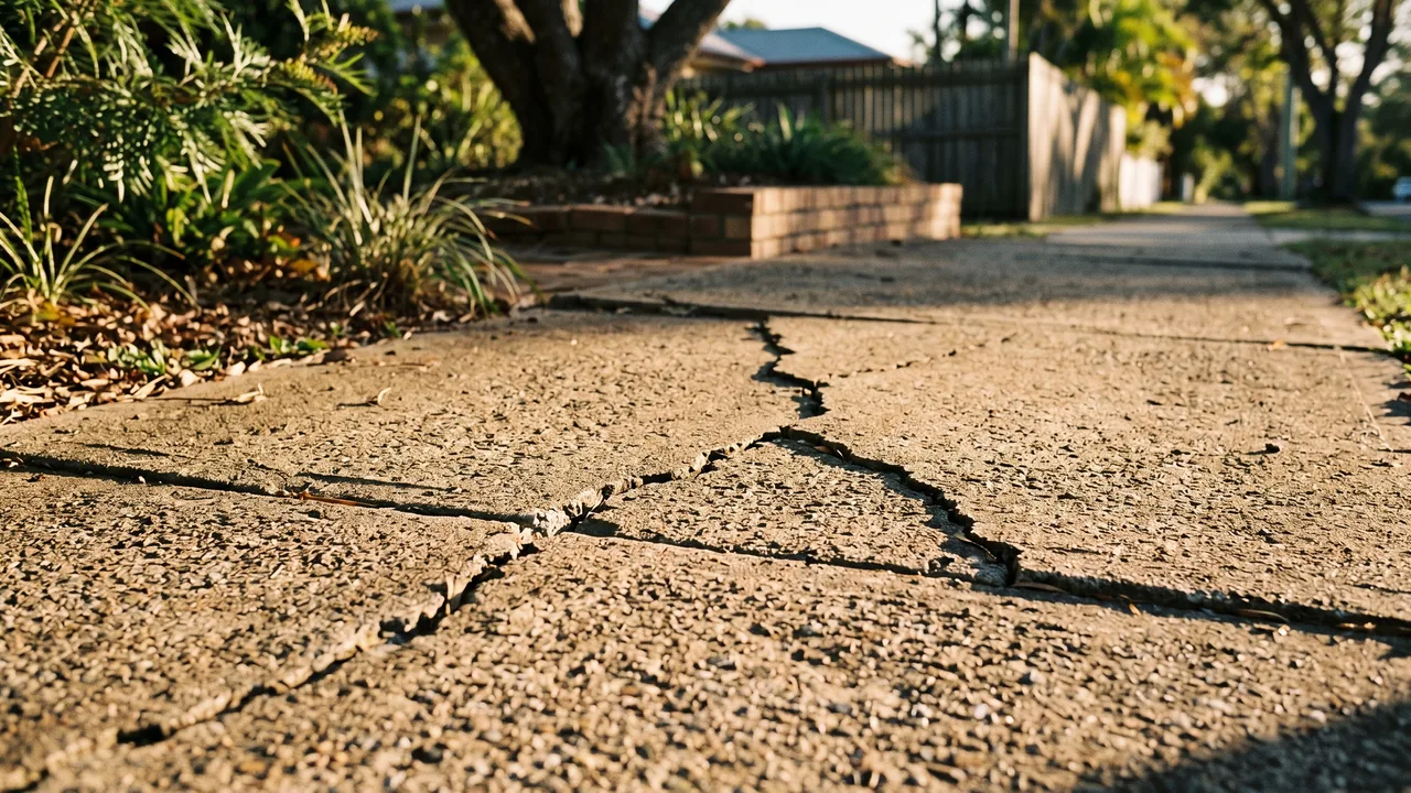 Why is your concrete cracking and is it actually a problem? in Bulimba