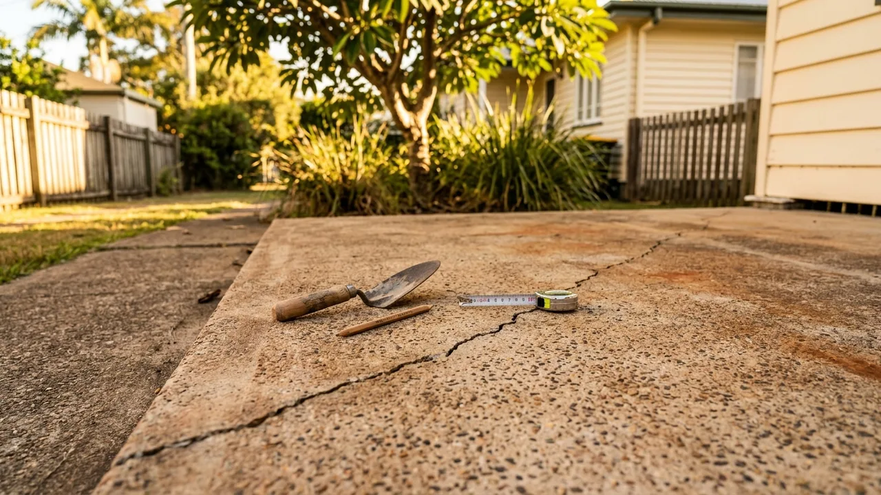 Brisbane concreting detail relevant to "Why is your concrete cracking and is it actually a problem?"