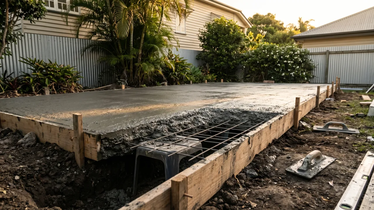 Does slab thickness really matter for a residential job? in Bulimba