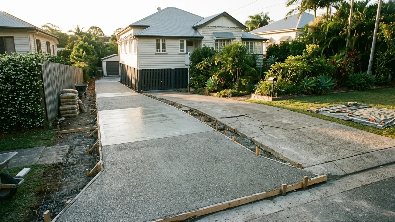 Brisbane concreting context shot for "What actually drives the cost of concreting jobs in Brisbane's Inner East?"