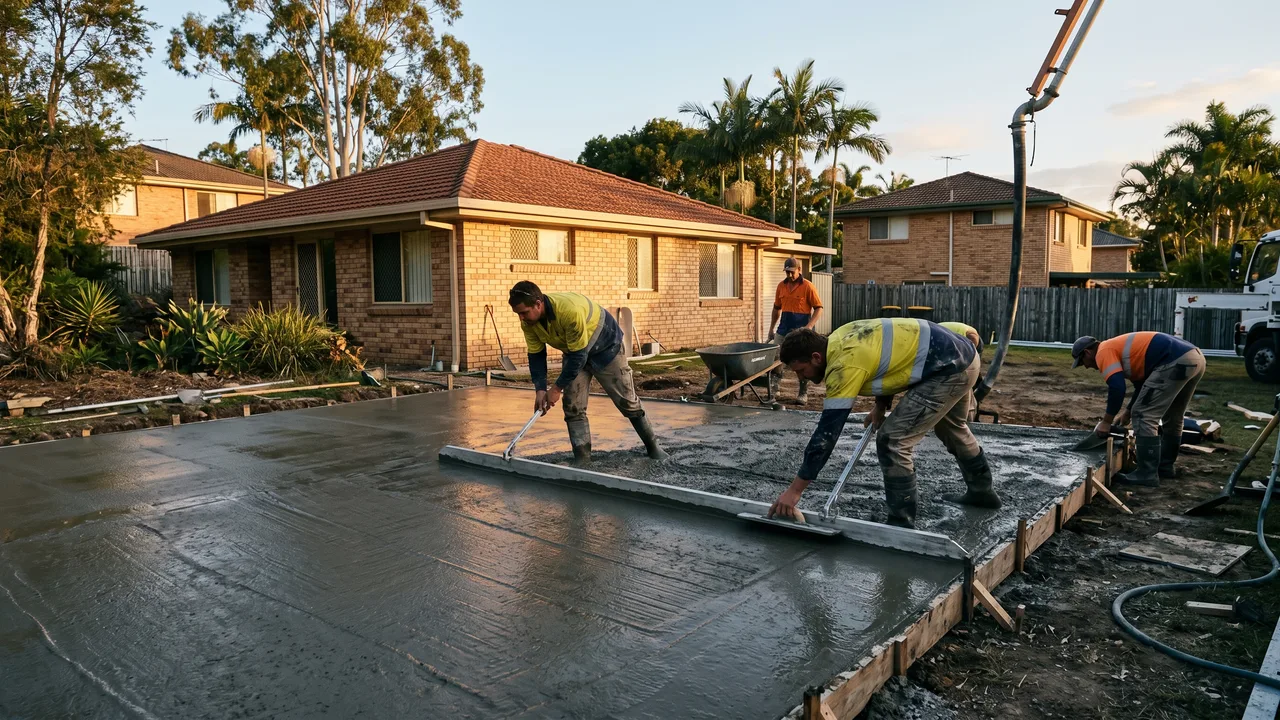 Can you pour concrete yourself or do you need a professional in Queensland? in Bulimba