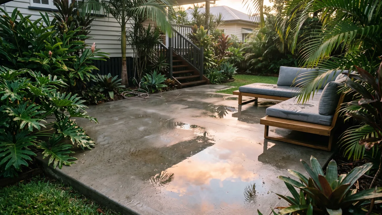 Getting drainage wrong is the most common concreting mistake Brisbane homeowners make in Bulimba