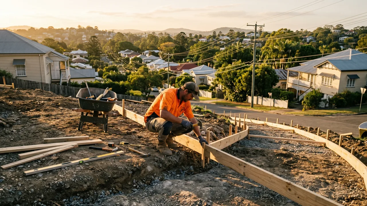 Sloped blocks make concreting harder: what Inner East homeowners should know in Bulimba