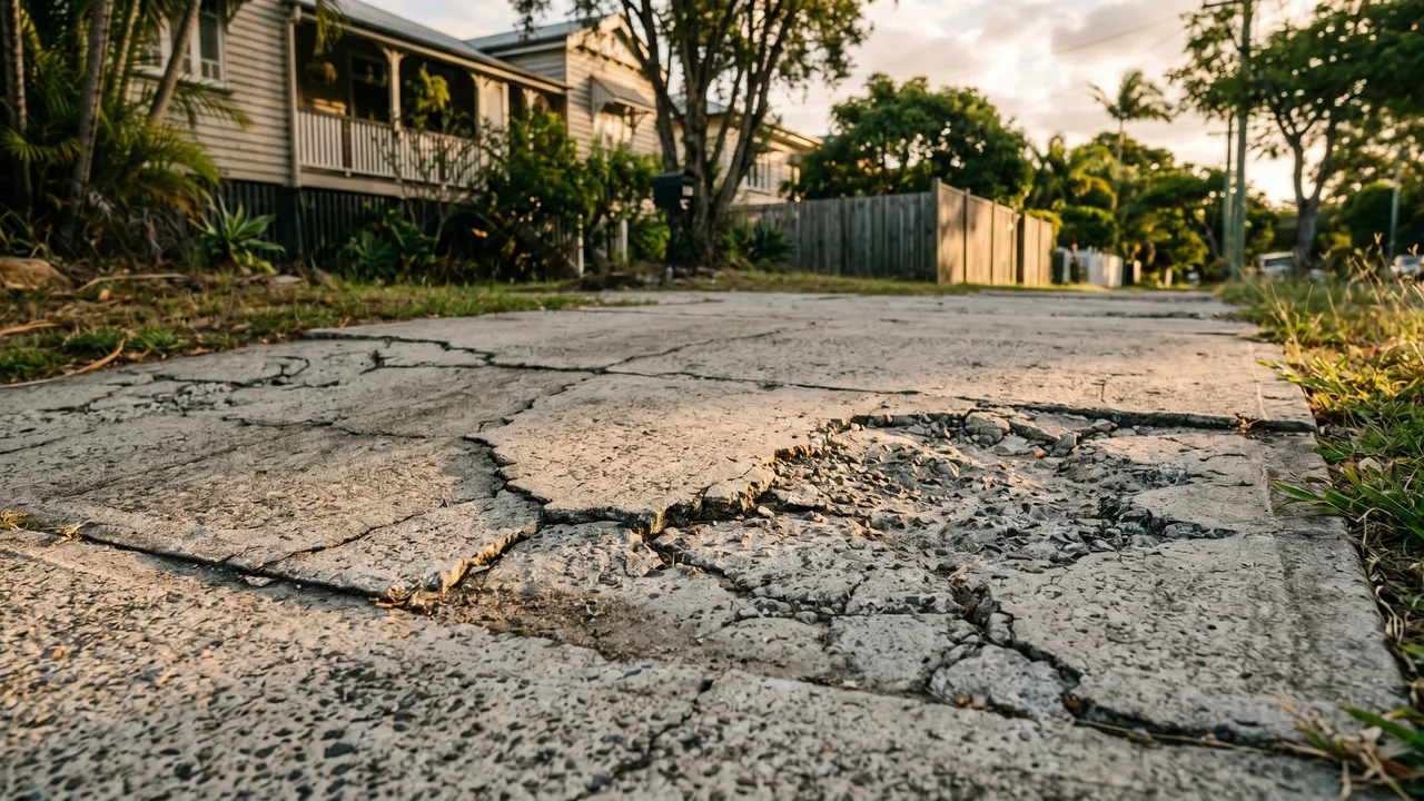 When should you repair your concrete driveway and when should you replace it? in Bulimba