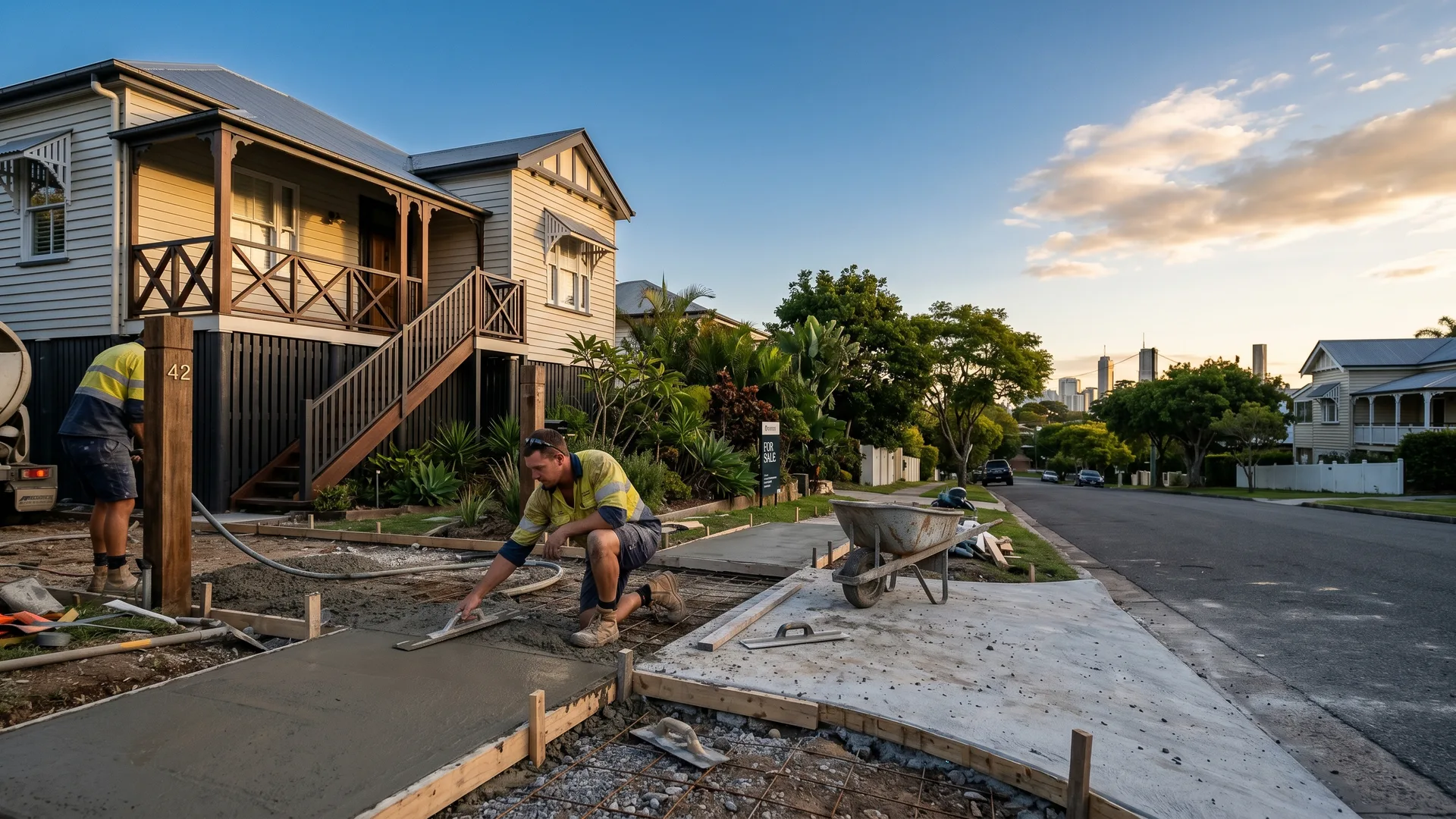 Concreting in Bulimba in Bulimba