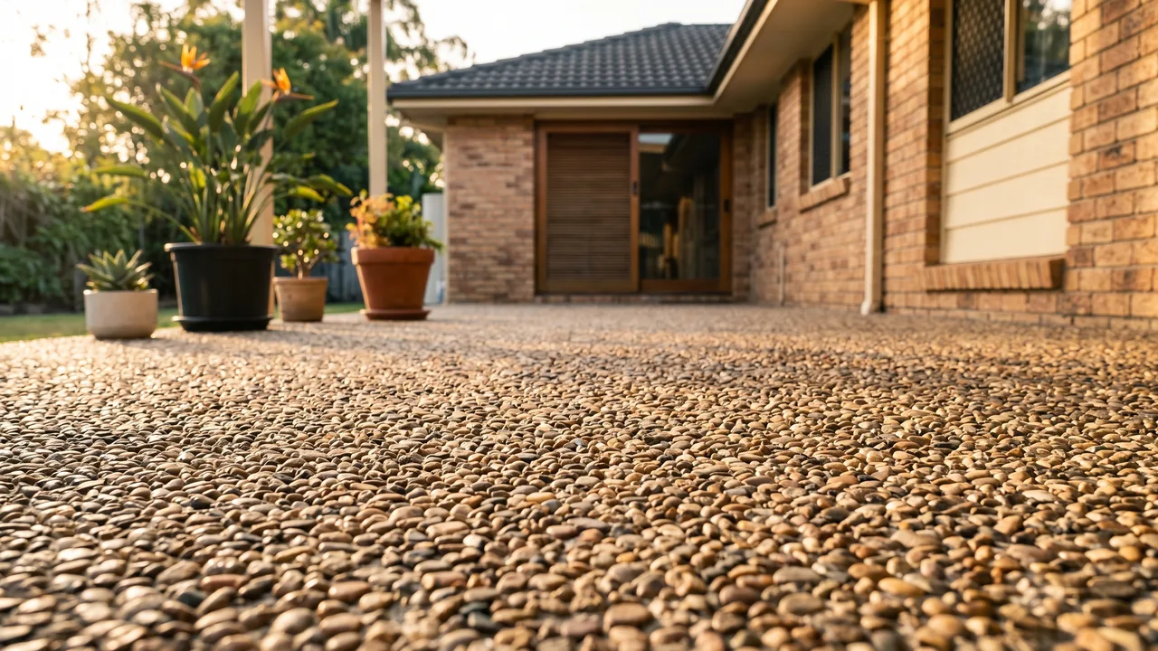 Decorative and Exposed Aggregate in Bulimba