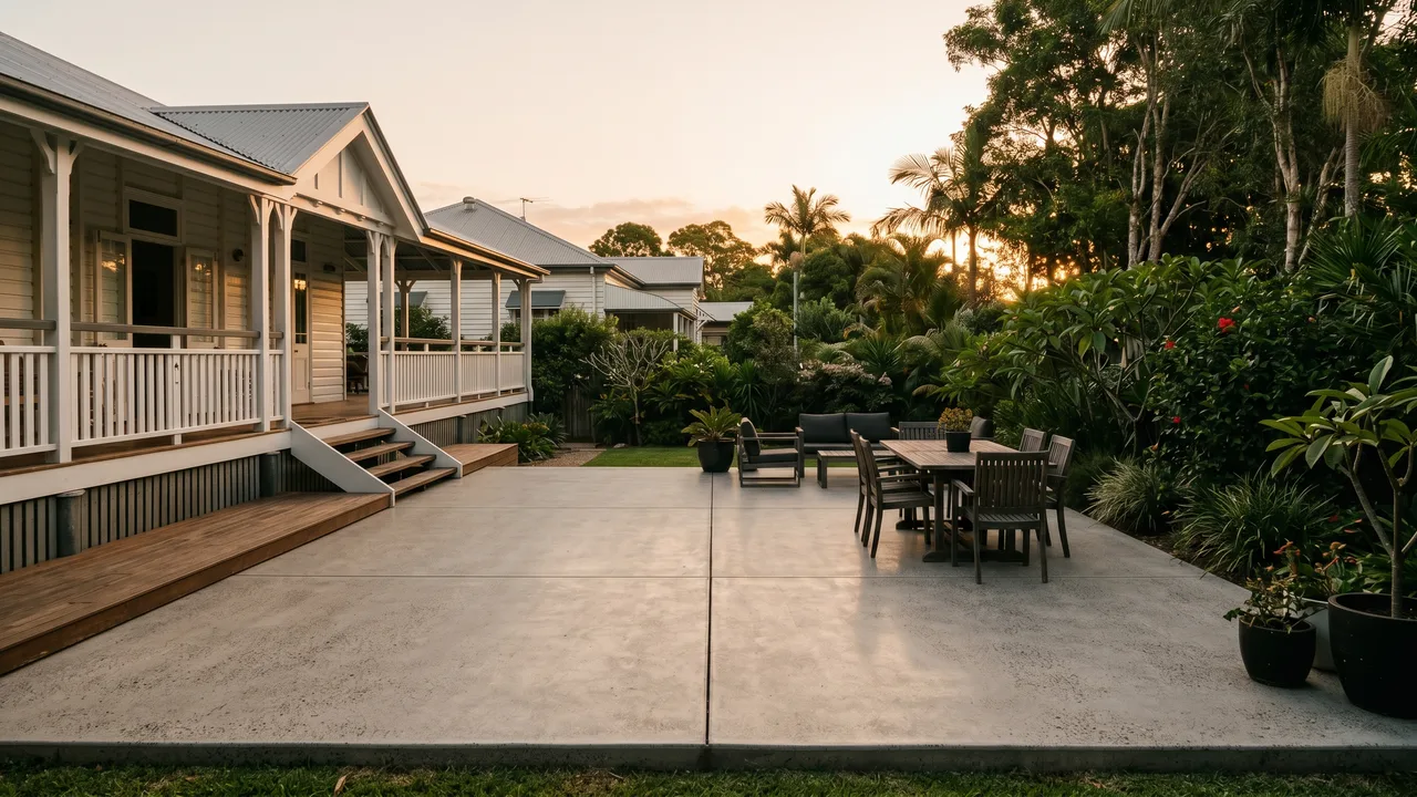 Patio and Entertaining Slab in Bulimba