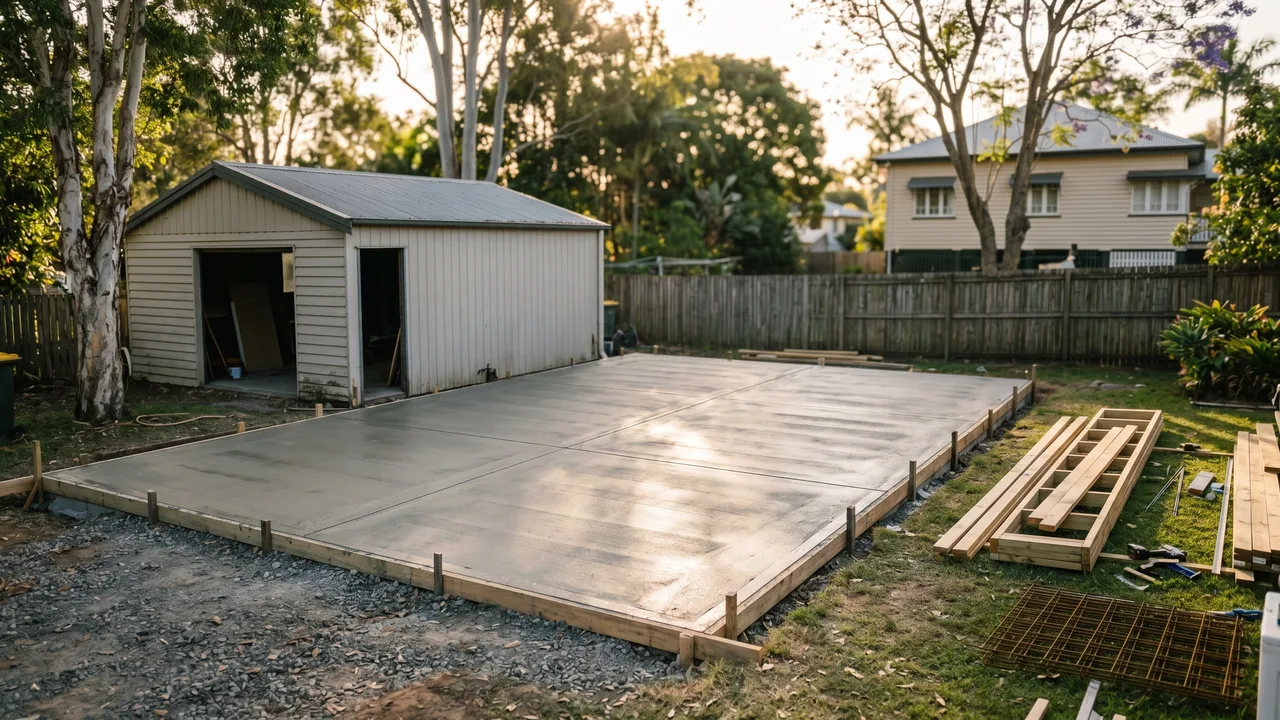 Shed and Garage Slabs Bulimba in Bulimba